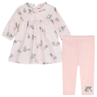 Cotton leggings and dress KENZO KIDS 
                    GIRL