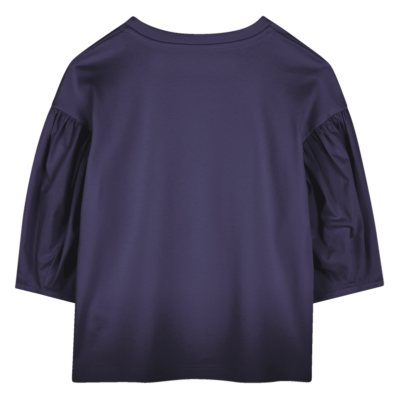 Bi-material T-shirt with print KENZO KIDS 
                        GIRL