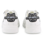 Cowhide leather trainers KARL LAGERFELD KIDS 
                    GIRL