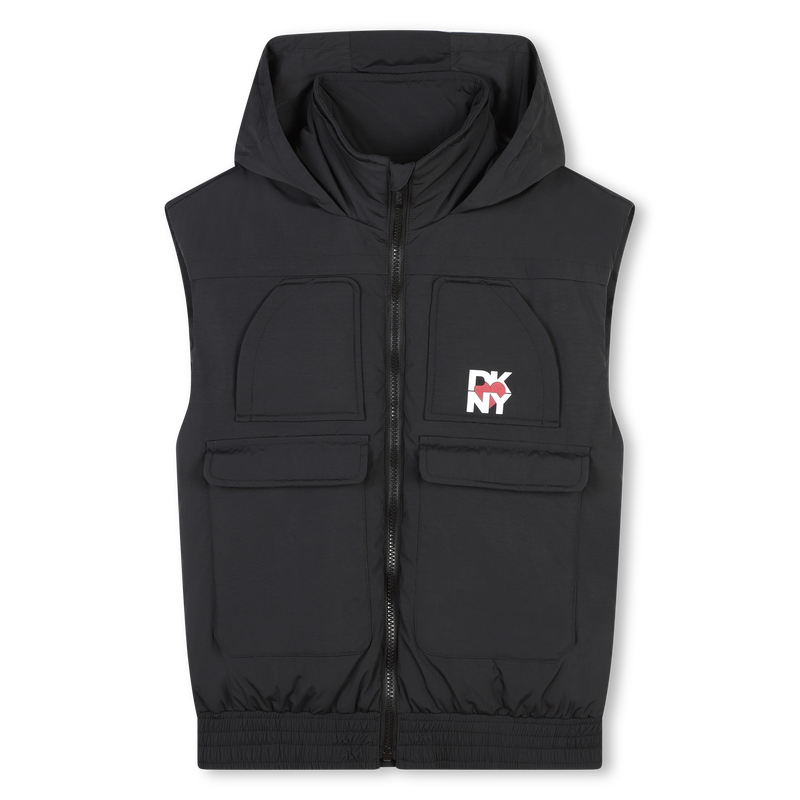 Sleeveless puffer jacket DKNY 
                        GIRL