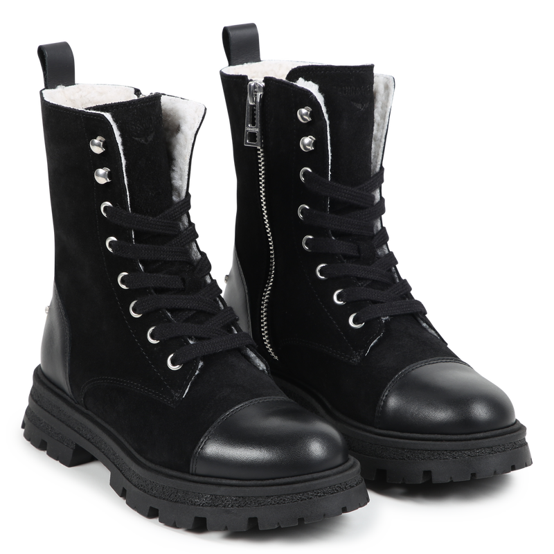 Lace-up leather boots ZADIG & VOLTAIRE 
                        GIRL