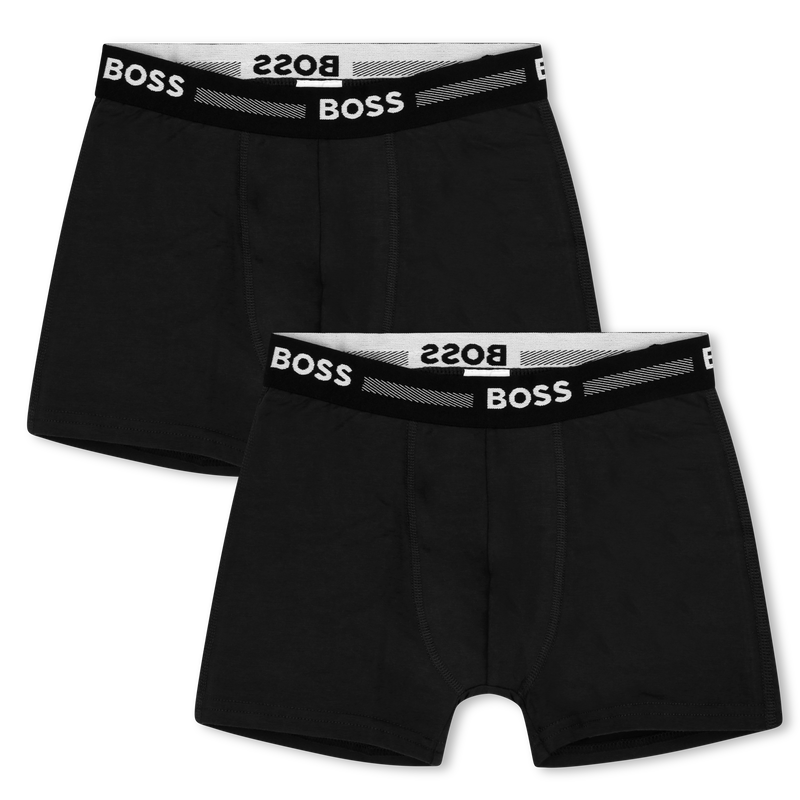 Set of 2 cotton boxer shorts BOSS 
                        BOY