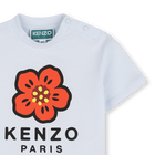 T-shirt with press stud on the shoulder KENZO KIDS 
                    GIRL