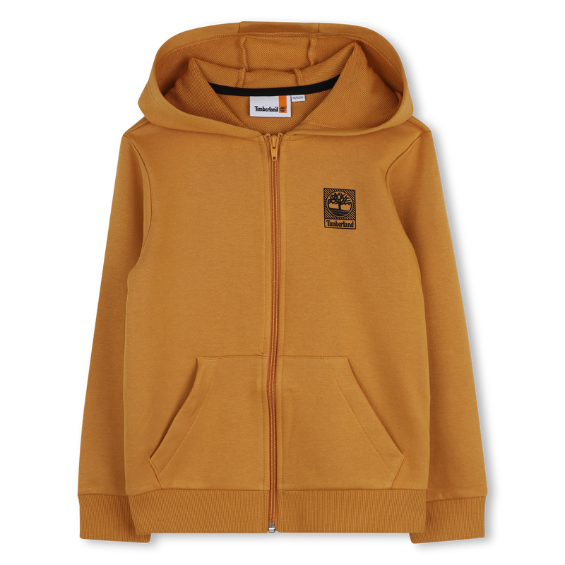 Fleece hooded cardigan TIMBERLAND 
                        BOY