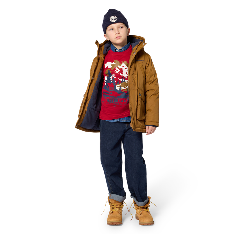 Hooded parka TIMBERLAND 
                        BOY