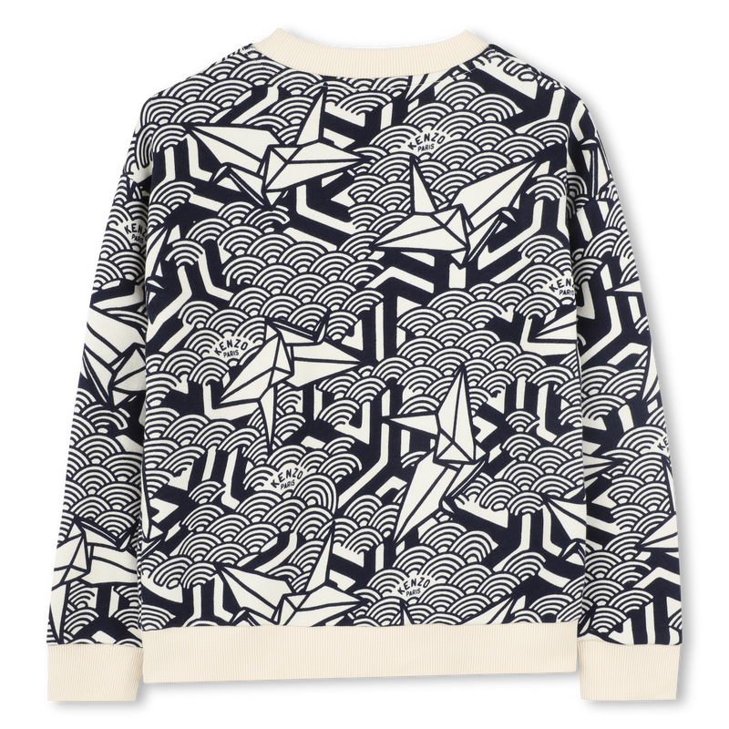 Cotton fleece sweatshirt KENZO KIDS 
                        UNISEX