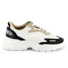 Bi-material lace-up trainers HUGO 
                    BOY