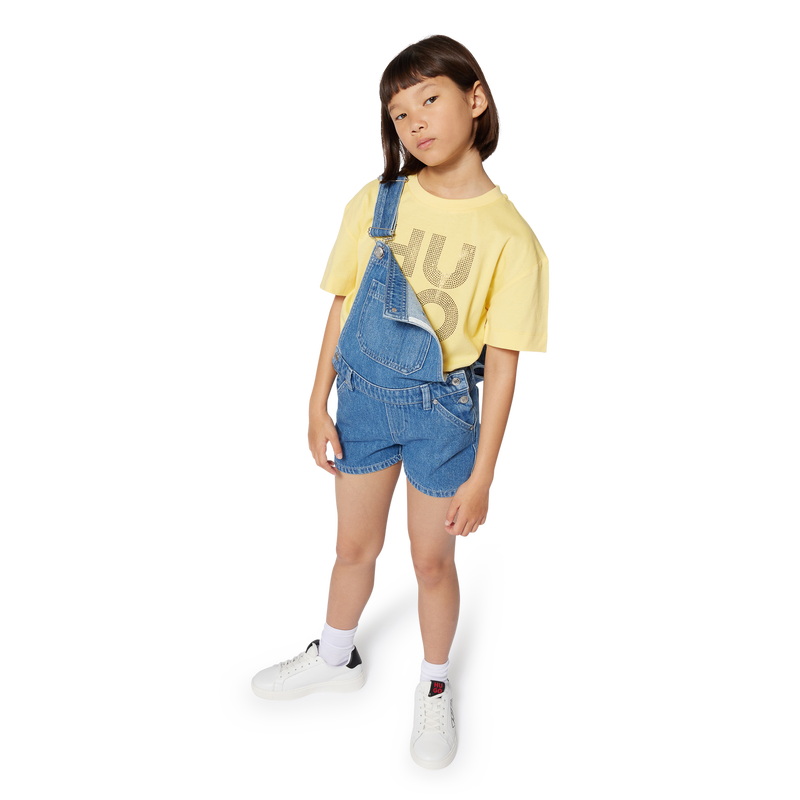 Short denim dungarees HUGO 
                        GIRL