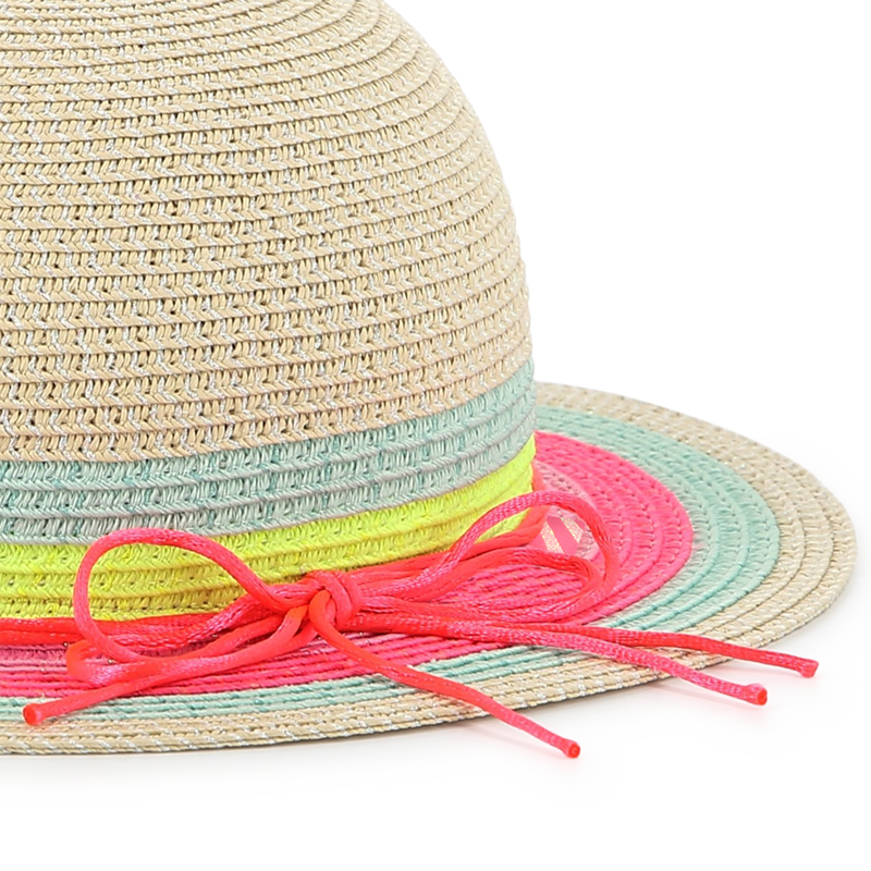 Sun hat with coloured stripes BILLIEBLUSH 
                        GIRL