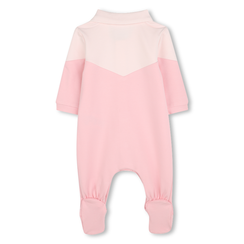 Polo-neck panelled pyjamas BOSS 
                        GIRL