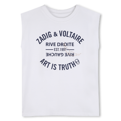 SHORT-SLEEVED T-SHIRT ZADIG & VOLTAIRE GIRL