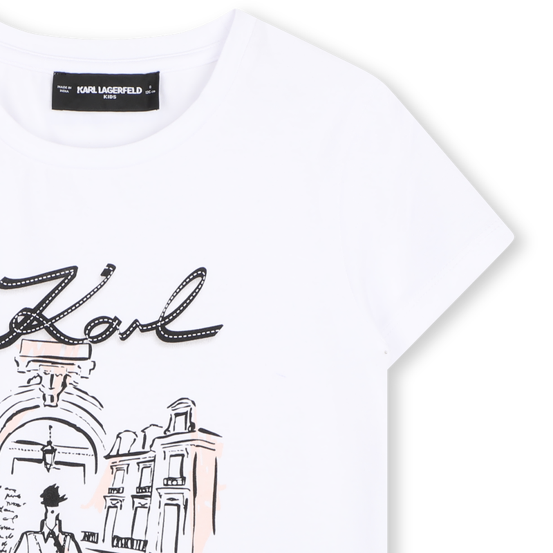 Short sleeve t-shirt KARL LAGERFELD KIDS 
                        GIRL
