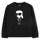 Printed sweatshirt KARL LAGERFELD KIDS 
                    BOY