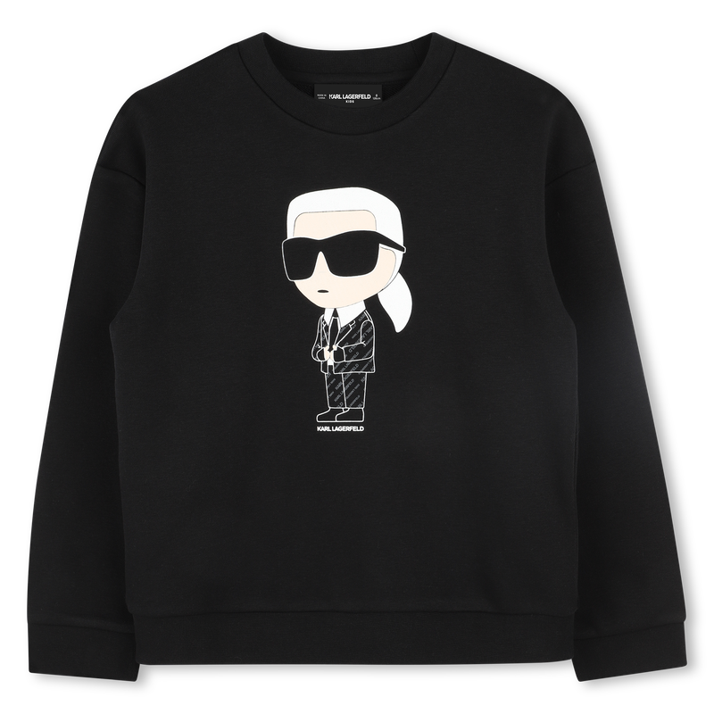 Printed sweatshirt KARL LAGERFELD KIDS 
                        BOY
