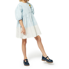Two-colour flared dress KENZO KIDS 
                    GIRL