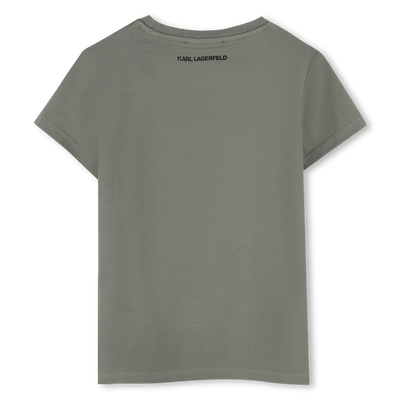 T-shirt with illustrations KARL LAGERFELD KIDS GIRL