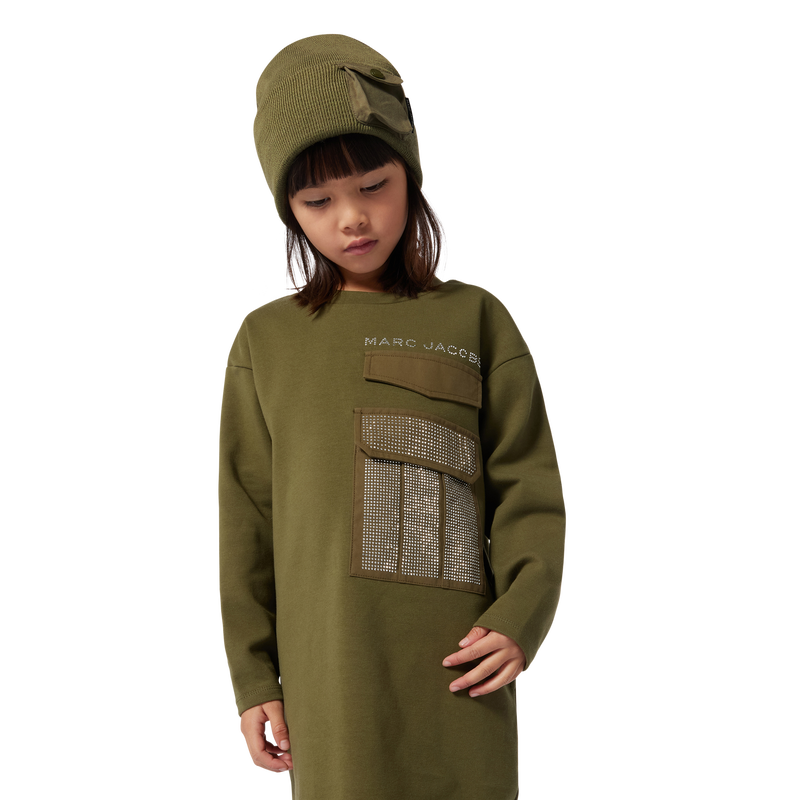 Long-sleeved cotton dress MARC JACOBS 
                        GIRL