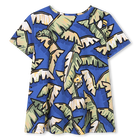 Short-sleeved cotton T-shirt KENZO KIDS 
                    GIRL
