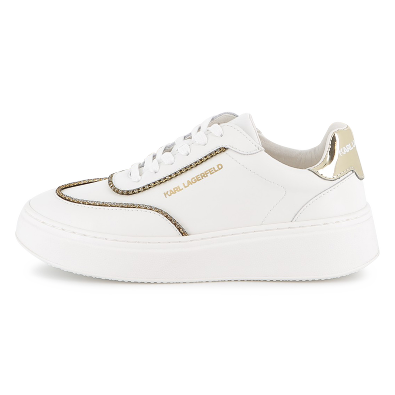 Lace-up low-top sneakers KARL LAGERFELD KIDS 
                        GIRL