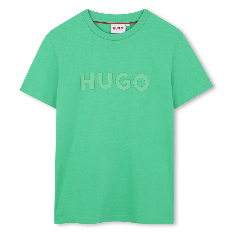 Short-sleeved cotton T-shirt HUGO 
                        BOY