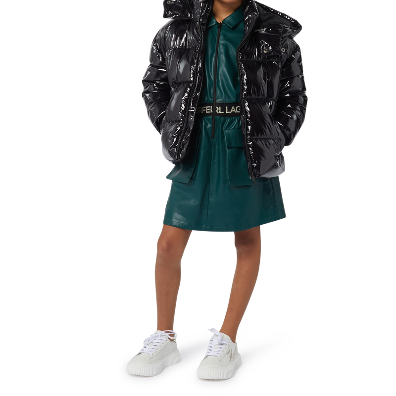 Knitted hat with sequins KARL LAGERFELD KIDS 
                        GIRL