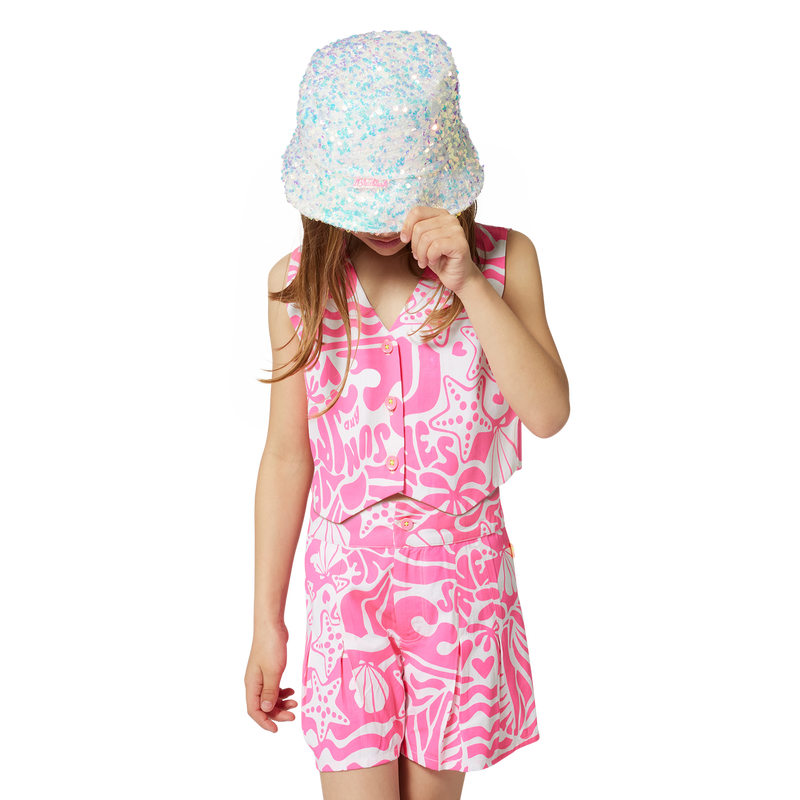 Shiny sequin bucket hat BILLIEBLUSH 
                        GIRL