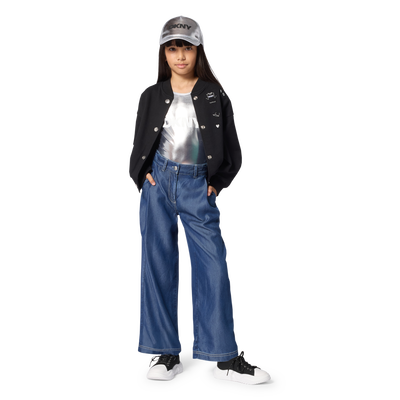 FLOWING WIDE-LEG TROUSERS DKNY GIRL