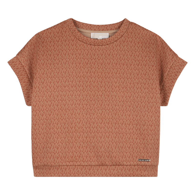 PRINTED SHORT-SLEEVED T-SHIRT MICHAEL KORS 
                        GIRL