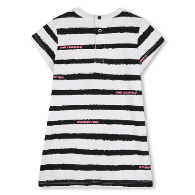 SHORT SLEEVE DRESS KARL LAGERFELD KIDS GIRL
