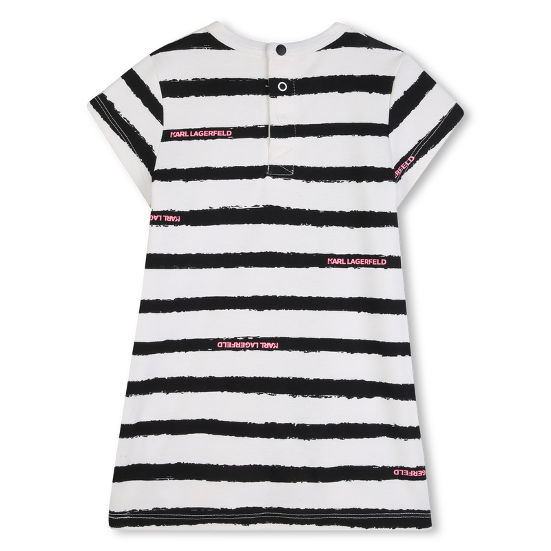 SHORT SLEEVE DRESS KARL LAGERFELD KIDS 
                        GIRL