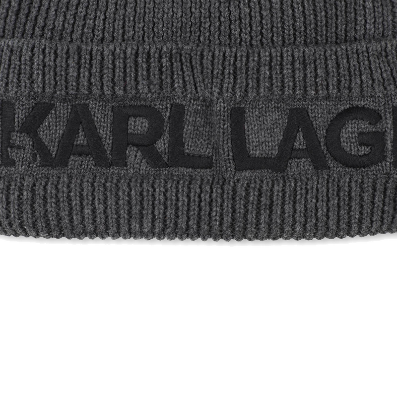 Knitted hat + neck warmer set KARL LAGERFELD KIDS 
                        BOY