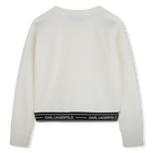 Long-sleeved sweatshirt KARL LAGERFELD KIDS 
                    GIRL