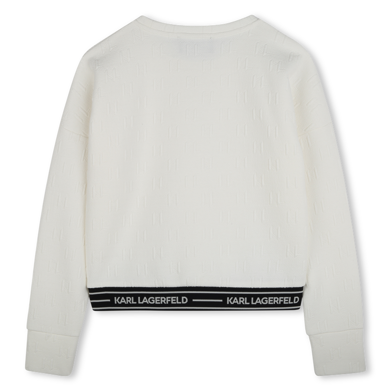 Long-sleeved sweatshirt KARL LAGERFELD KIDS 
                        GIRL
