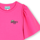 Short-sleeved cotton dress KENZO KIDS 
                    GIRL