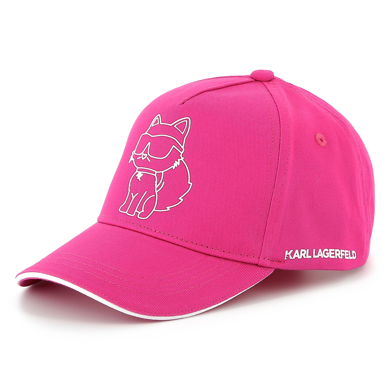 Adjustable cotton baseball cap KARL LAGERFELD KIDS 
                        GIRL