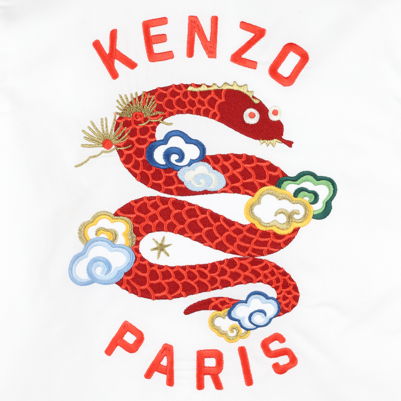 Embroidered cotton shirt KENZO KIDS 
                        BOY