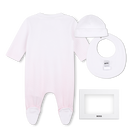Pyjama set, hat, and bib BOSS 
                    GIRL