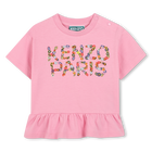 Cotton T-shirt and leggings KENZO KIDS 
                    GIRL