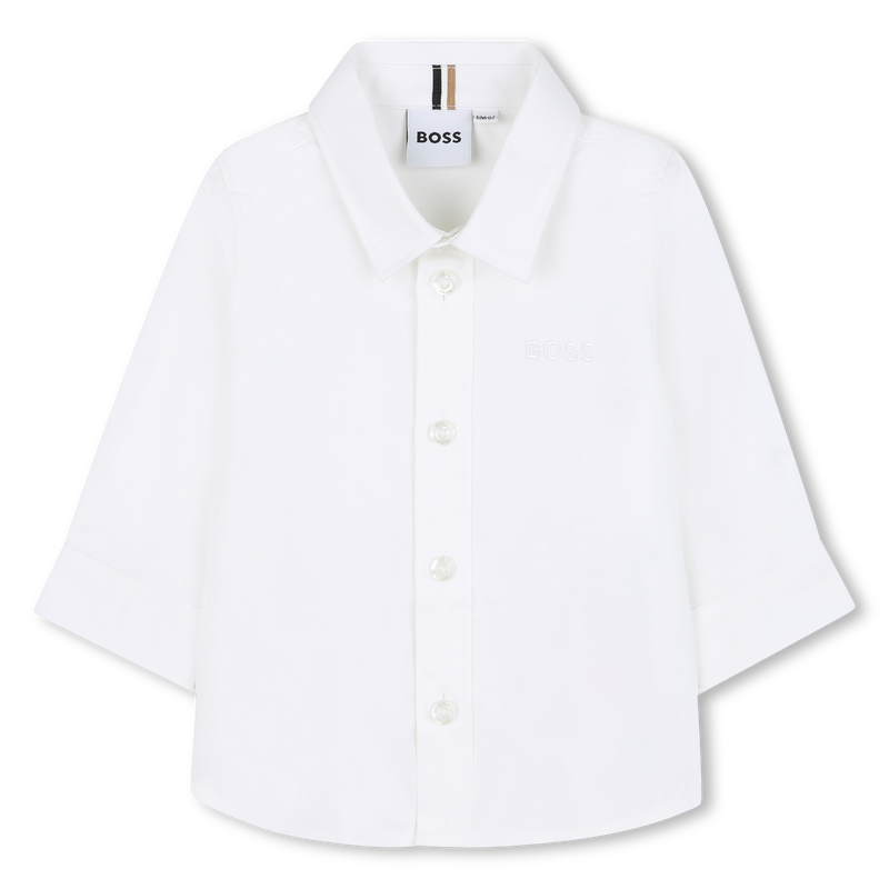 Long-sleeved cotton shirt BOSS 
                        BOY