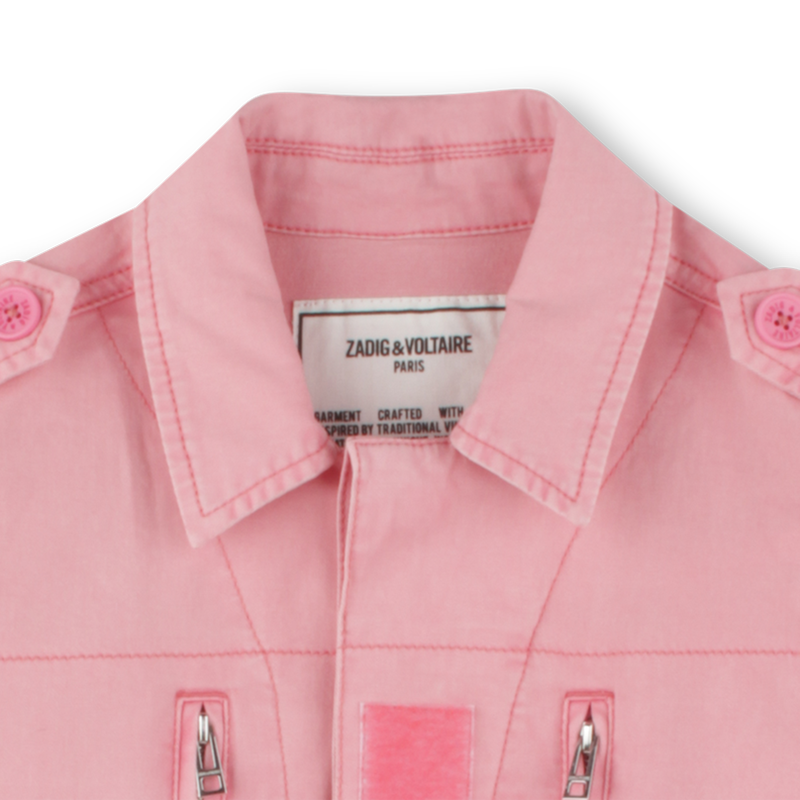 Buttoned military-style jacket ZADIG & VOLTAIRE 
                        GIRL