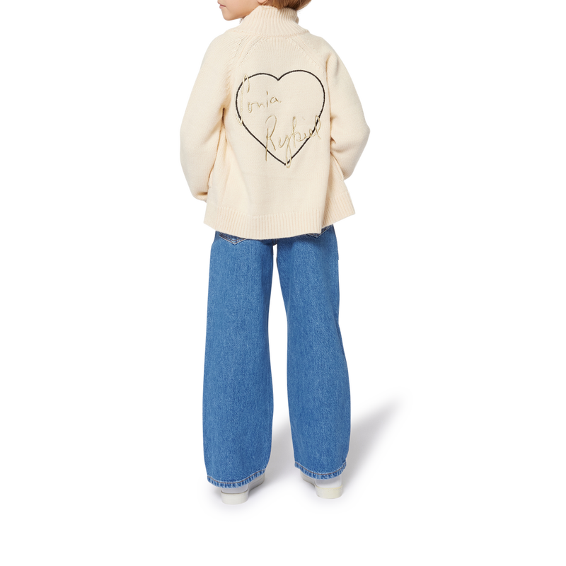 Tricot Zipped Sweater SONIA RYKIEL 
                        GIRL