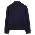 Double jersey cardigan KARL LAGERFELD KIDS 
                    BOY