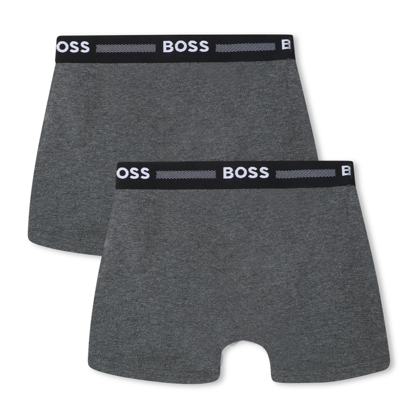 Set of 2 cotton boxer shorts BOSS 
                        BOY