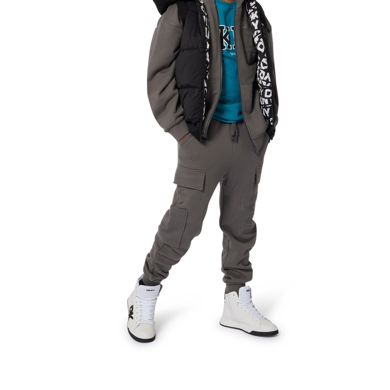 Hooded sleeveless puffer DKNY 
                        UNISEX