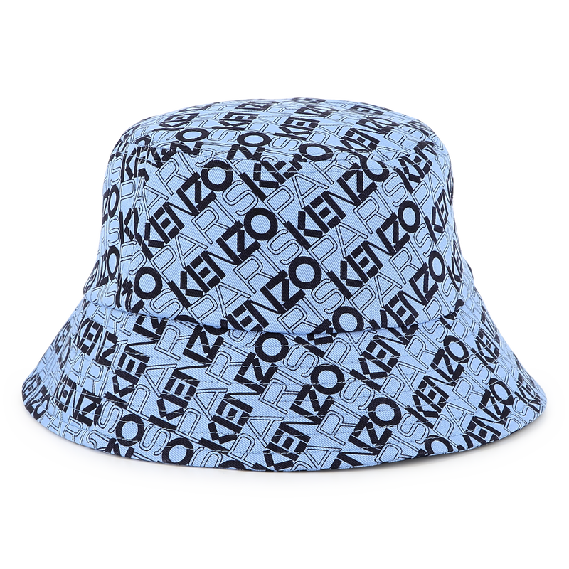Printed cotton bucket hat KENZO KIDS 
                        UNISEX
