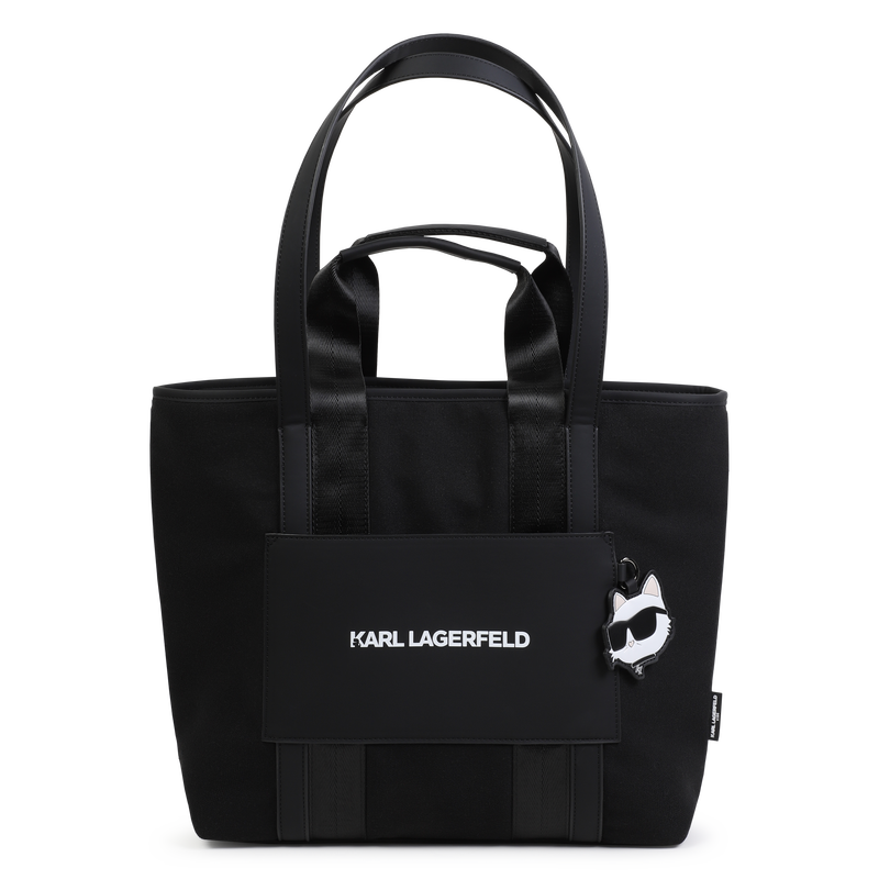 Tote bag with CHOUPETTE tag KARL LAGERFELD KIDS 
                        GIRL