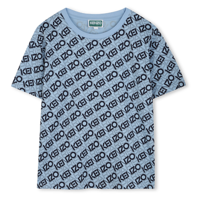 Printed cotton T-shirt KENZO KIDS BOY