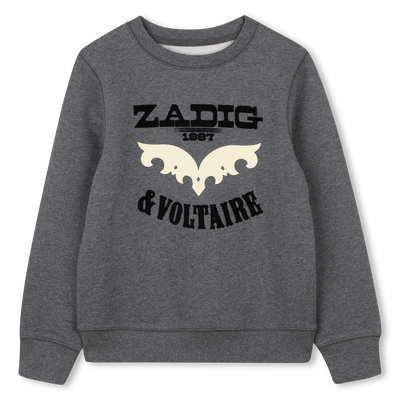Crewneck fleece sweatshirt ZADIG & VOLTAIRE BOY