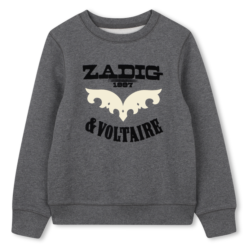 Crewneck fleece sweatshirt ZADIG & VOLTAIRE 
                        BOY