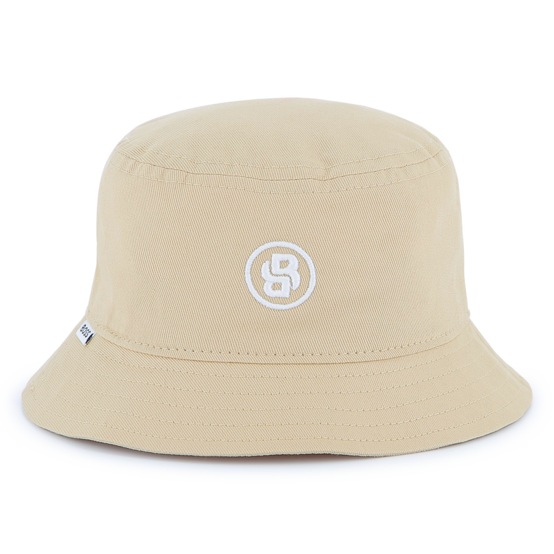 Embroidered cotton bucket hat BOSS 
                        BOY